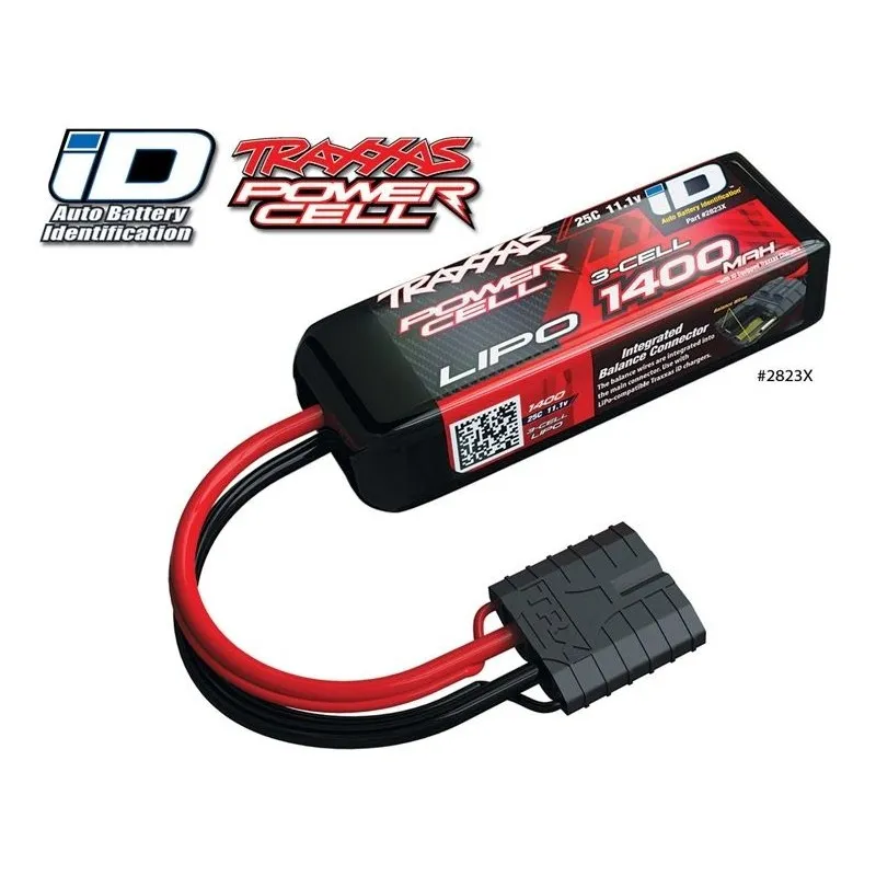 Li-Po Batteri 3S 11,1V 1400mAh 25C iD-kontakt