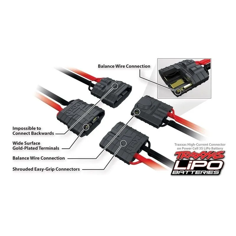 Li-Po Batteri 3S 11,1V 1400mAh 25C iD-kontakt - 5