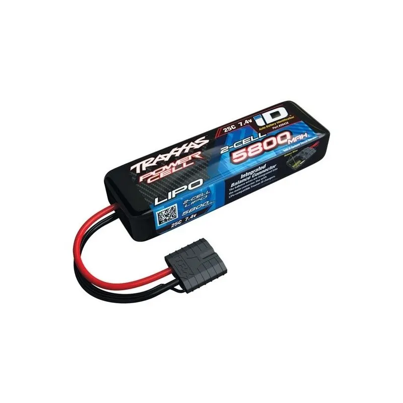 Li-Po Batteri 2S 7,4V 5800mAh 25C iD-kontakt - 3