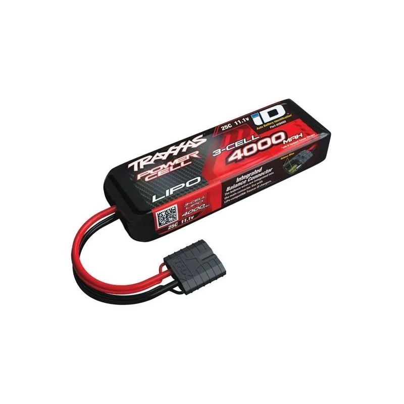 Li-Po Batteri 3S 11,1V 4000mAh 25C iD-kontakt - 3