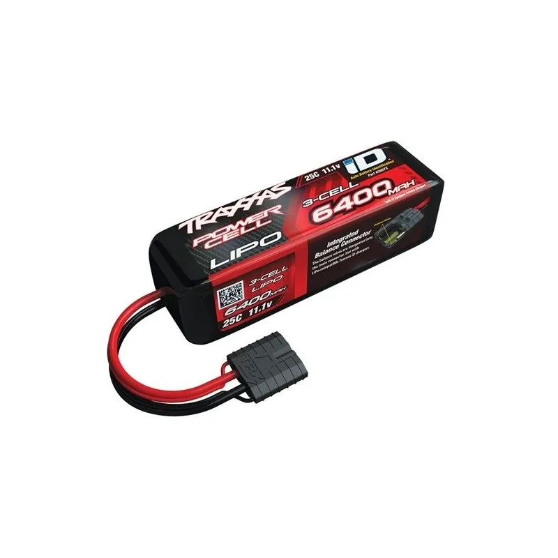 Li-Po Batteri 3S 11,1V 6400mAh 25C iD-kontakt
