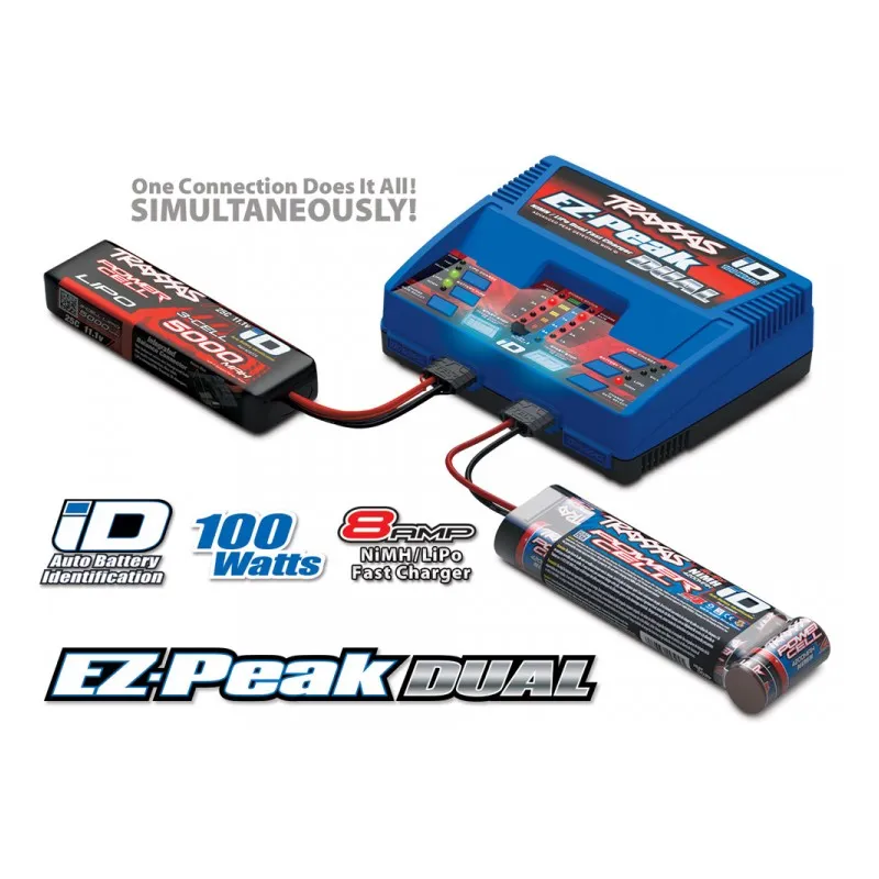EZ-Peak Dual 8A NiMH/LiPo Laddare Auto iD - 4