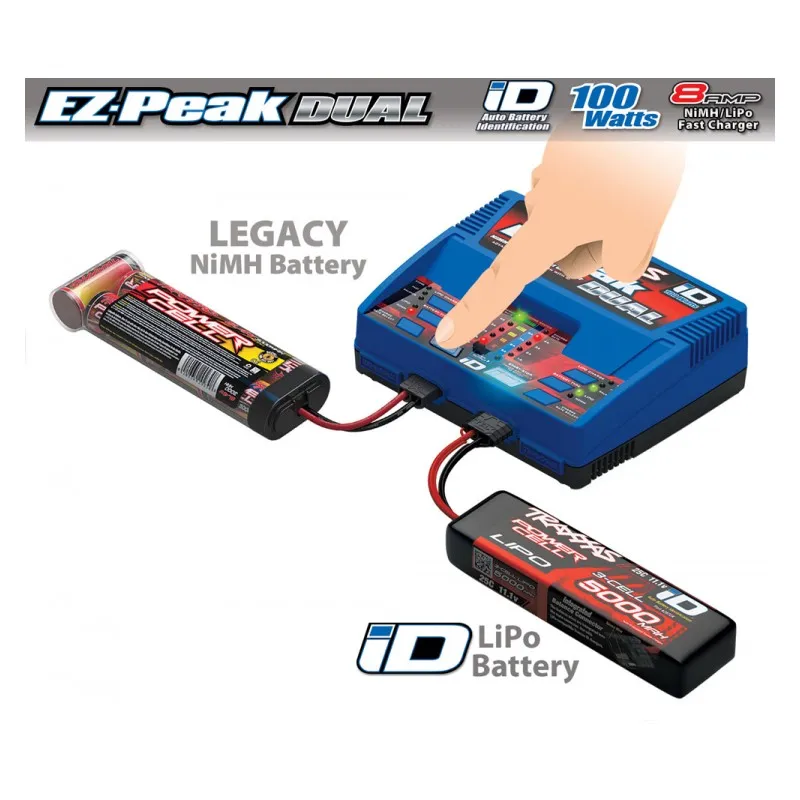 EZ-Peak Dual 8A NiMH/LiPo Laddare Auto iD - 5