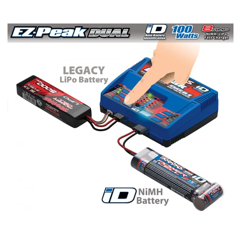 EZ-Peak Dual 8A NiMH/LiPo Laddare Auto iD - 6