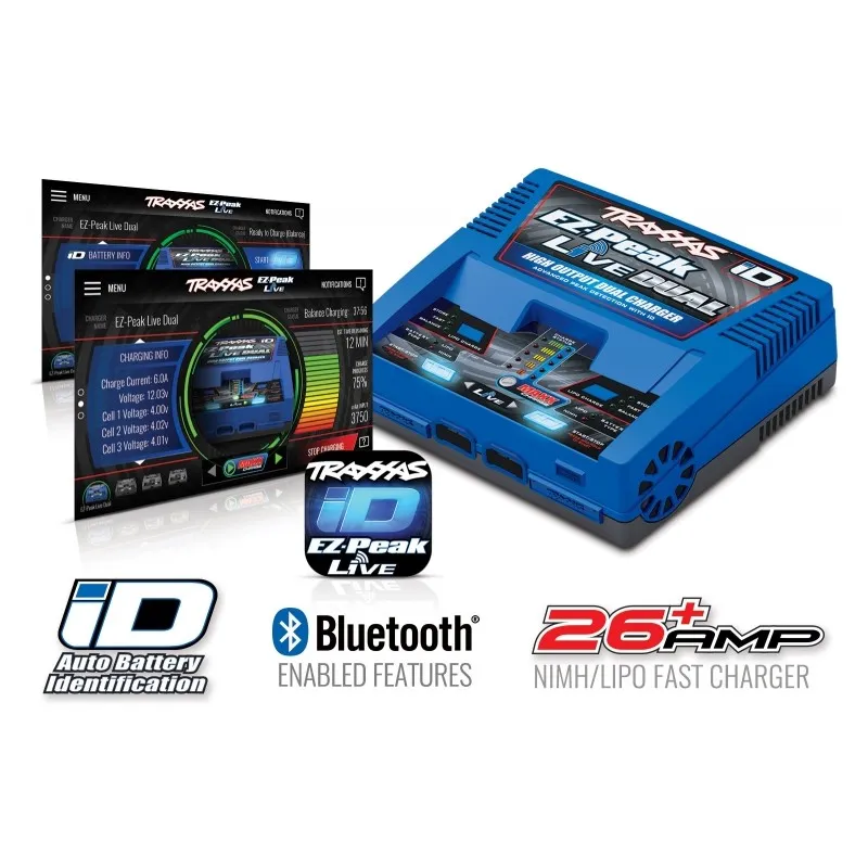 EZ-Peak Live Dual 26A NiMH/LiPo Laddare Auto iD - 5