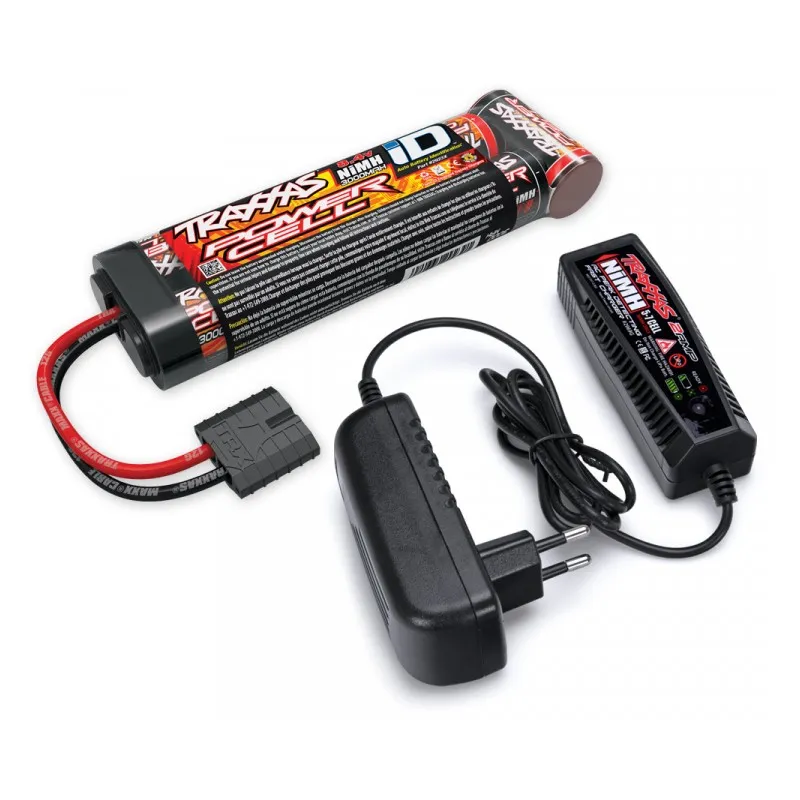 Laddare 2969G och 8,4v NiMH 3000mAh iD Combo
