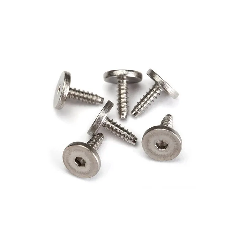 Skruv 2,6x8mm Självgängande Platt Insex (6)