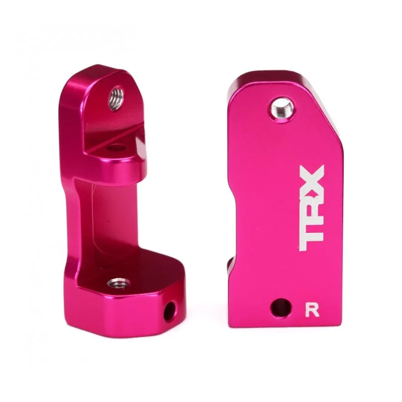 Styrspindelhållare Aluminium Rosa (Par)