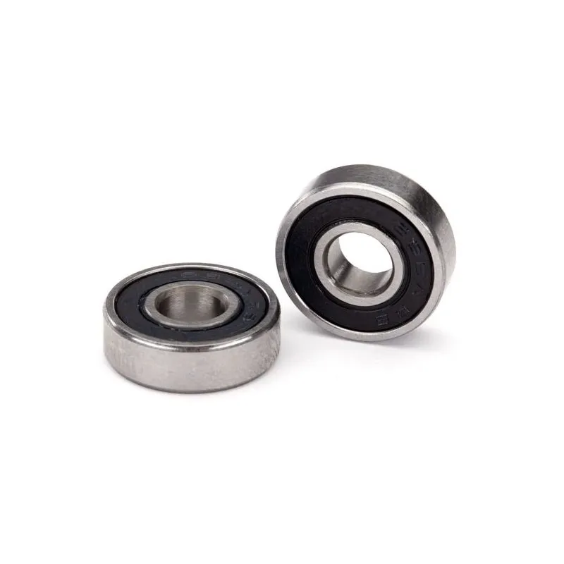 Kullager 6x16x5mm Gummitätat Svart (2)