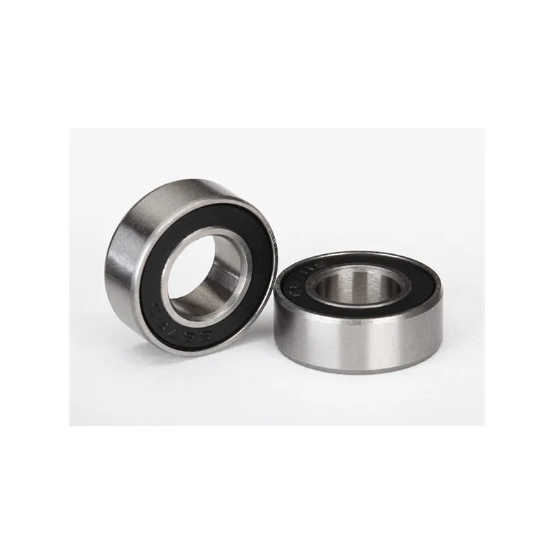 Kullager 7x14x5mm Gummitätat Svart (2)