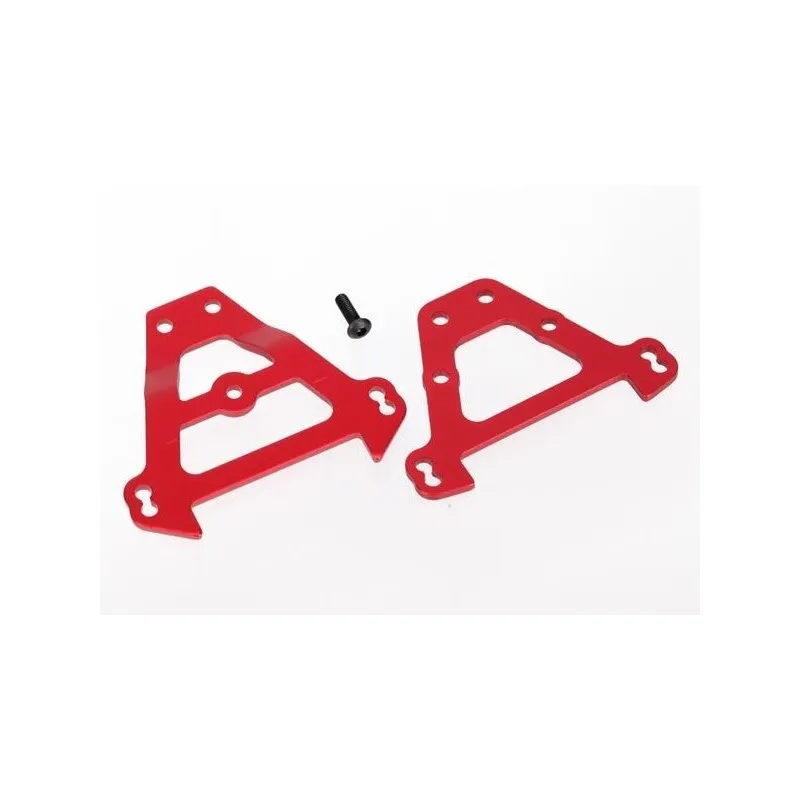 Tvärplåt Fram & Bak Aluminium Röd