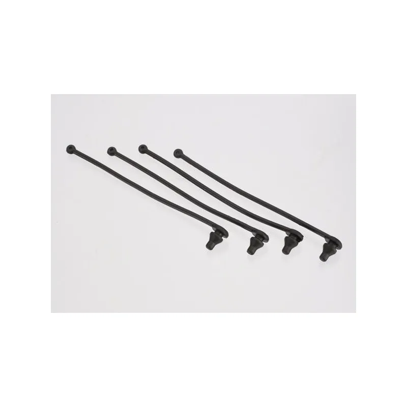 Karossklipshållare Svart (4)