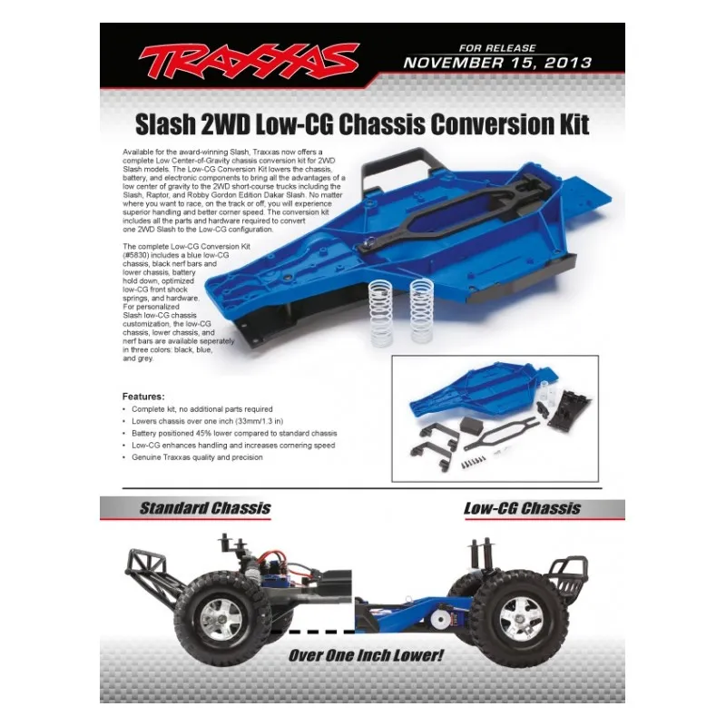 Slash Chassi 2wd Low-CG set - 2