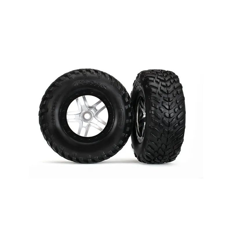 Däck & Fälg SCT S1/S-Spoke Svart-Matt Krom 4WD/2WD Bak TSM