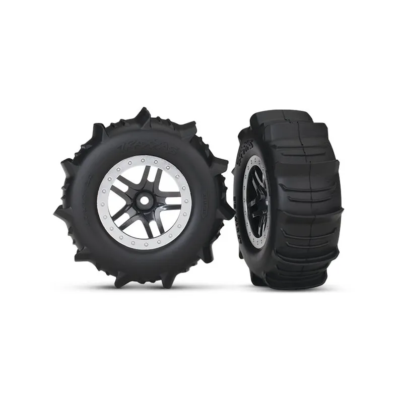 Däck & Fälg Paddel/Split-Spoke Matt Krom 4WD/2WD Bak TSM (2)