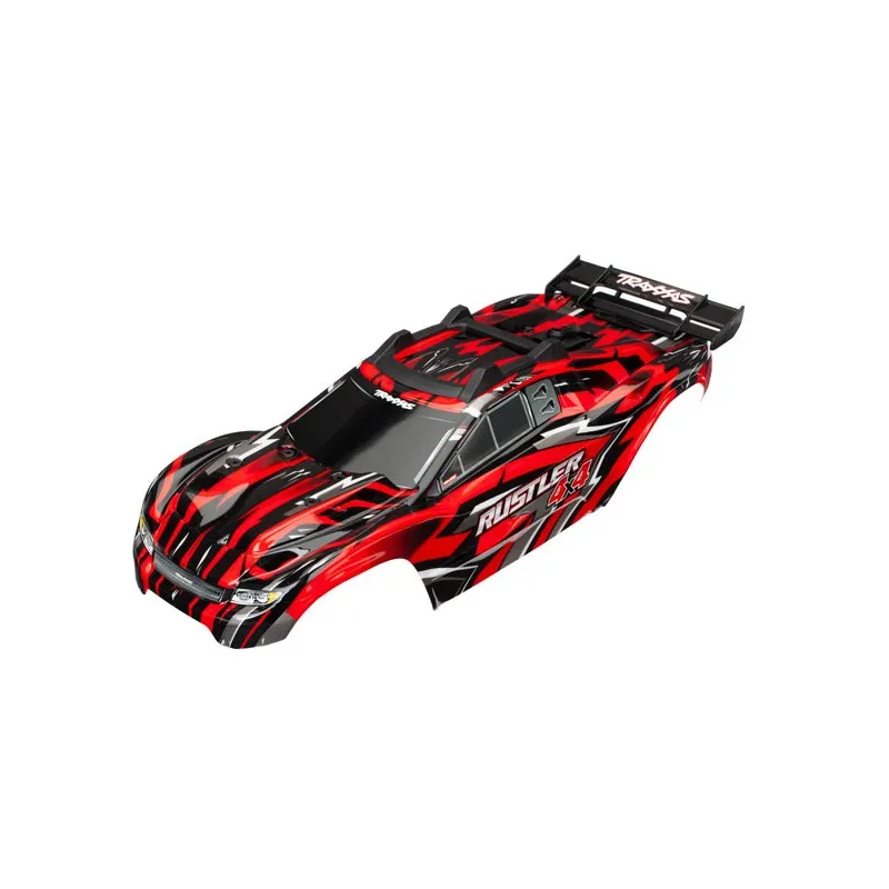 Kaross Rustler 4x4 Röd (Komplett med Karossfästen)