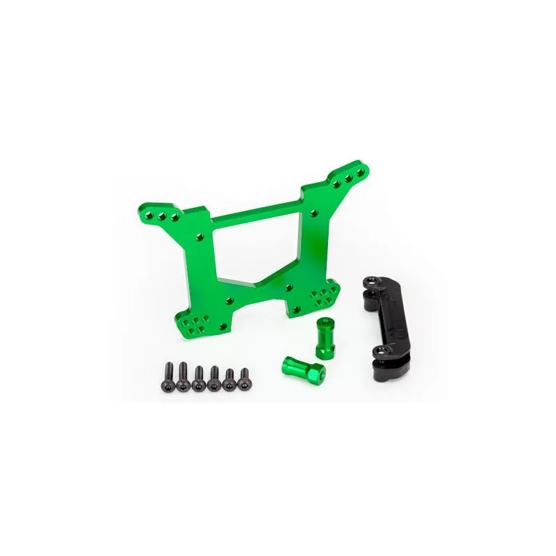 Stötdämpartorn Bak Alu Grön Rustler/Hoss 4x4