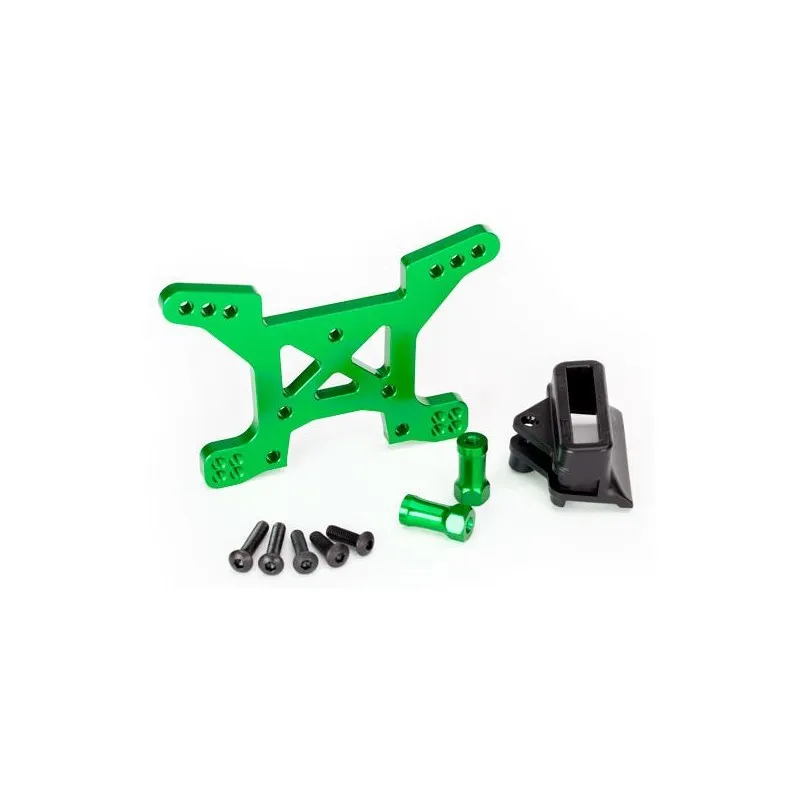 Stötdämpartorn Fram Alu Grön Rustler/Hoss 4x4