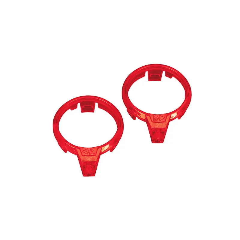 LED-lins runt motor, Röd, Aton (par)