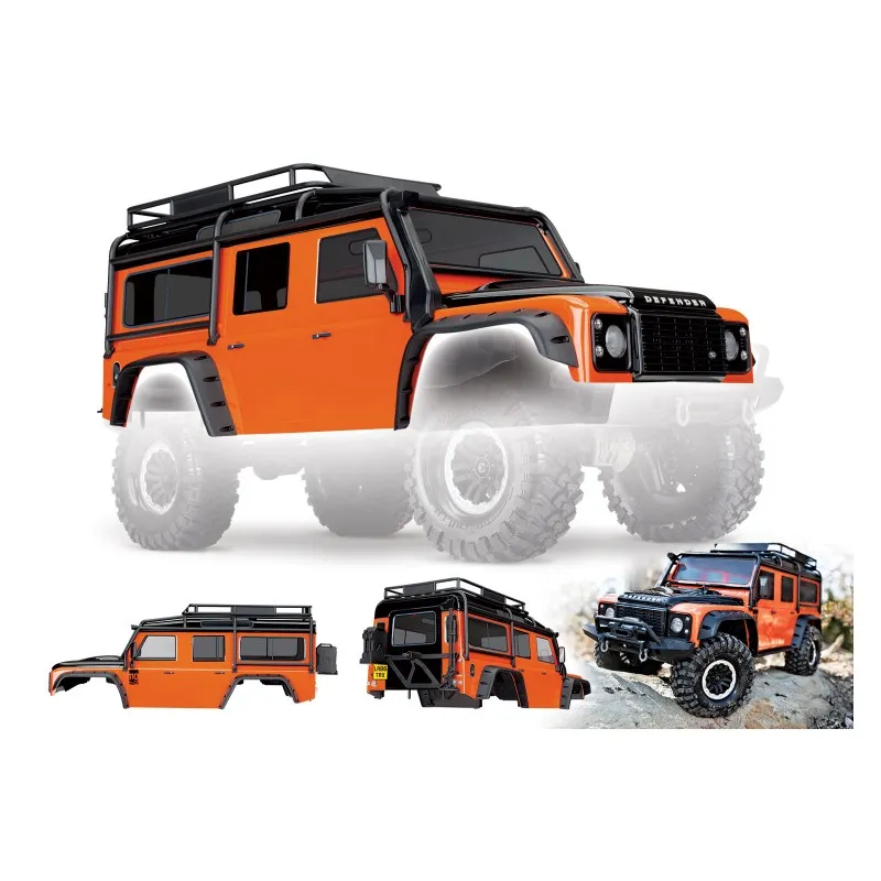 Kaross Land Rover Defender Orange Komplett - 3