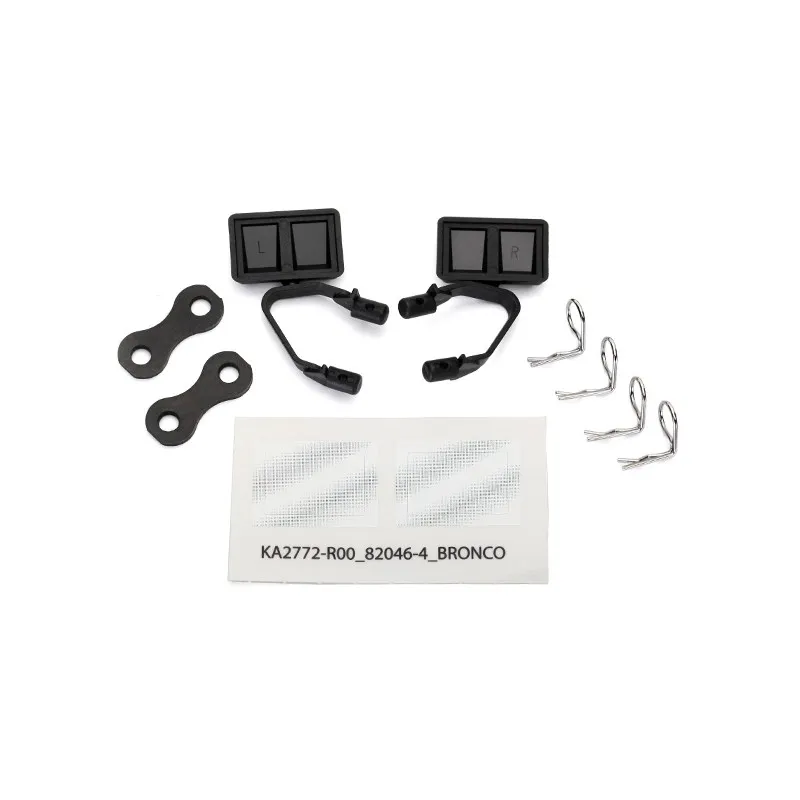 Backspeglar Set Svarta Bronco