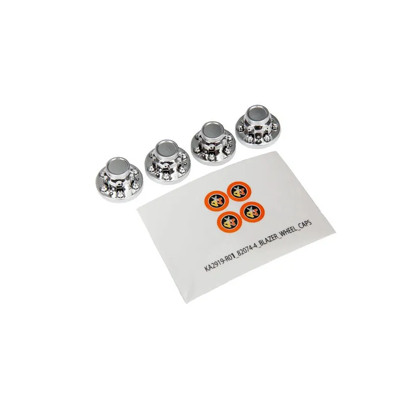 Navkapslar Krom (4) (Kräver Hjulaxel 8255A) Chevy Blazer