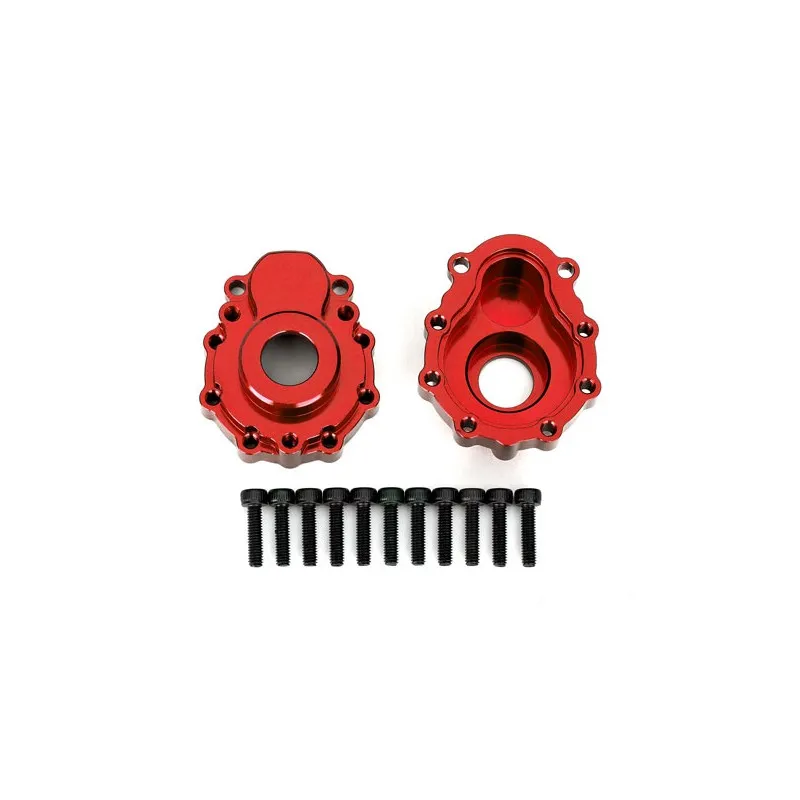 Hus Portalaxel Yttre Alu Röd Fram/Bak (2) TRX-4