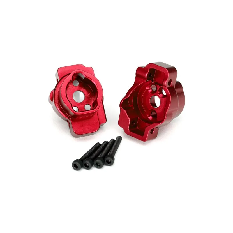 Hjulhub Portalaxel Bak Alu Röd (2) TRX-4