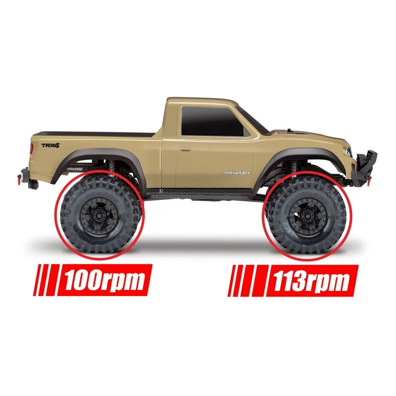 Ringdrev och Piniondrev Differential 11/34T (CNC) TRX-4 - 2