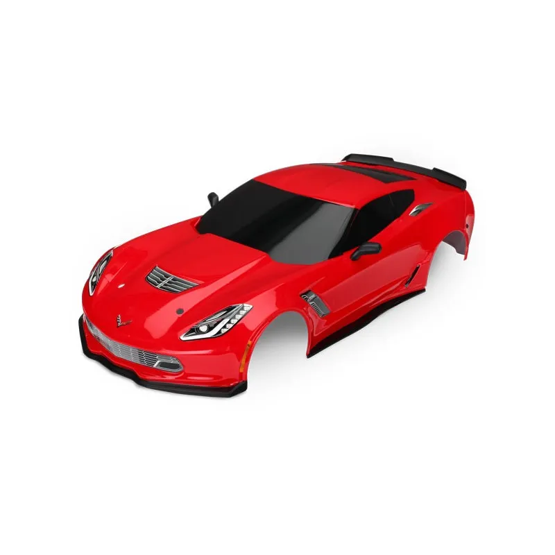 Kaross Chevrolet Corvette Z06 Röd Målad