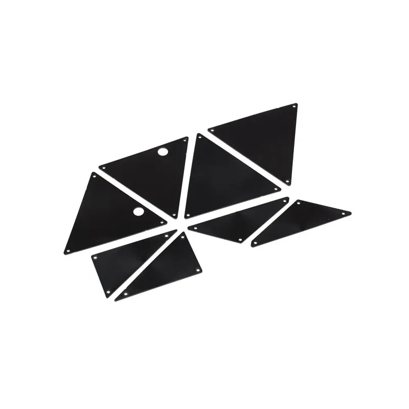 Chassipaneler Svart Set