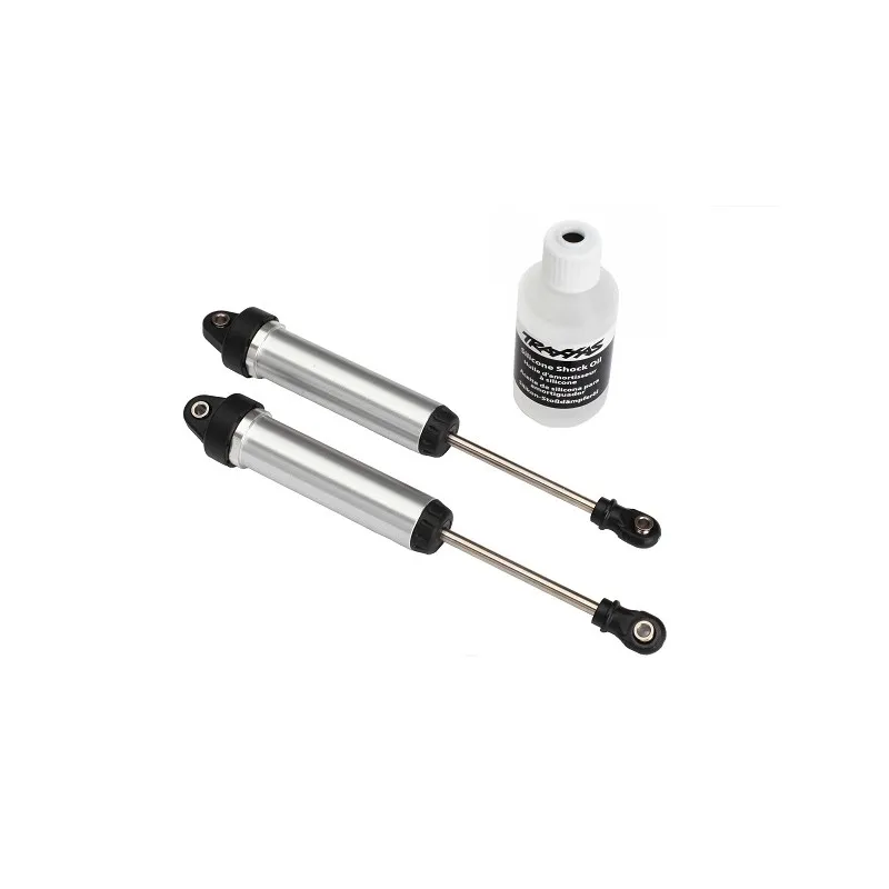 Stötdämpare GTR 134mm Alu Silver (Utan Gänga) (2)