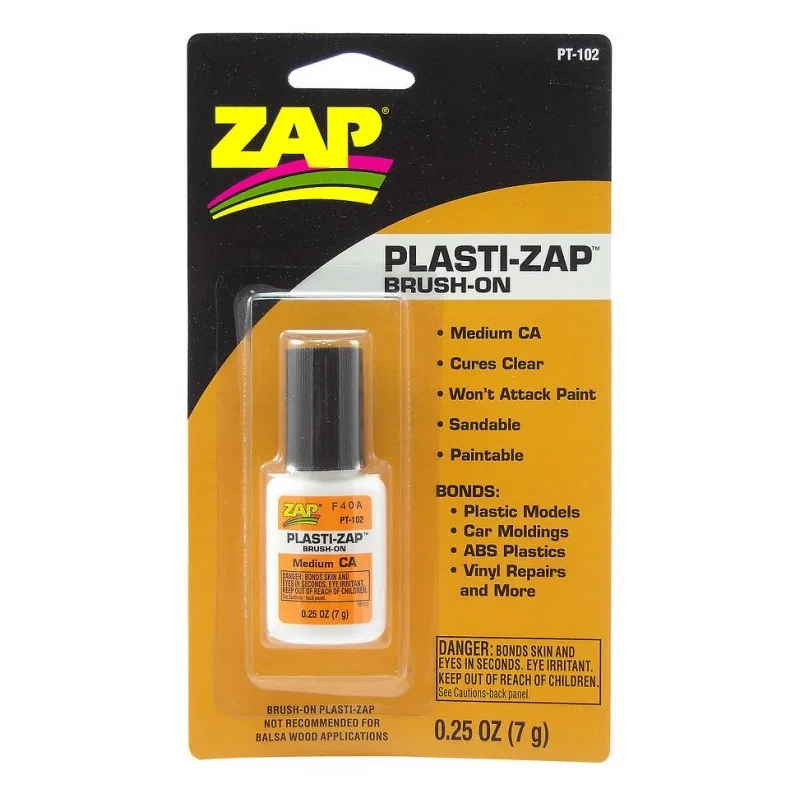 Plasti-ZAP 1/4oz 7gr Brush-On