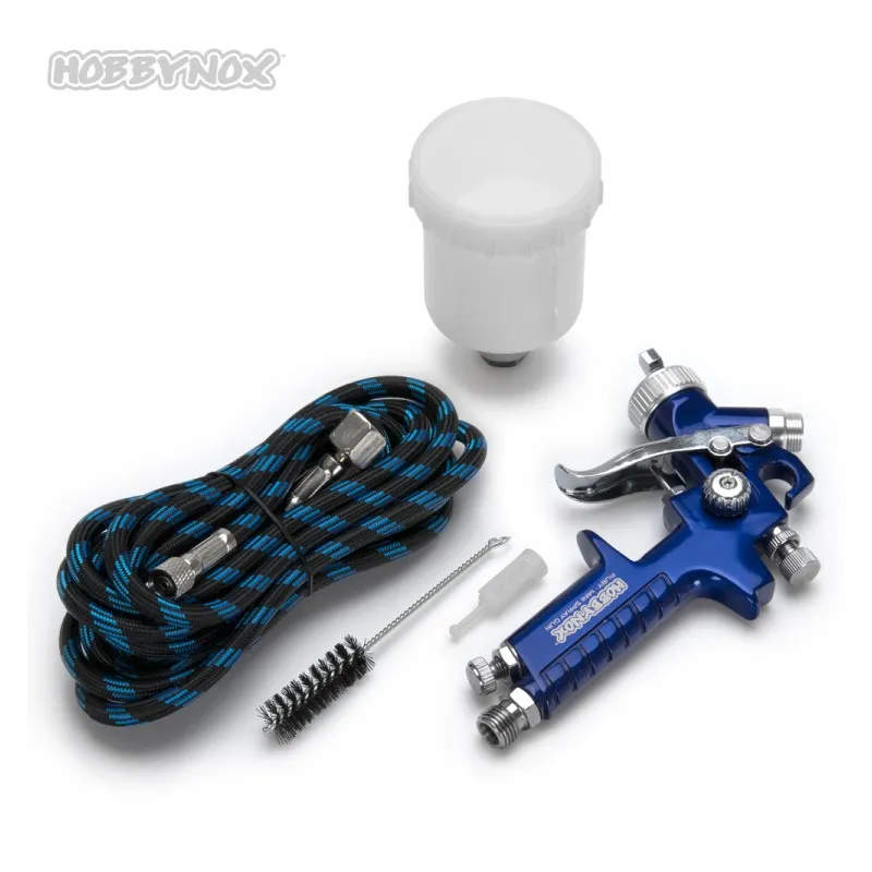 RUBY Mini Sprutpistol Top Feed 0.8mm 125ml Kopp 3m Slang - 2