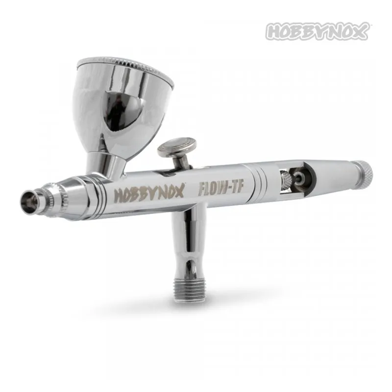 FLOW-TF V2 Airbrush Top Feed 0.3/0.5/0.8mm 2/5/13cc 1.8m Slang