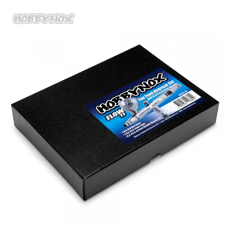 FLOW-TF V2 Airbrush Top Feed 0.3/0.5/0.8mm 2/5/13cc 1.8m Slang - 2