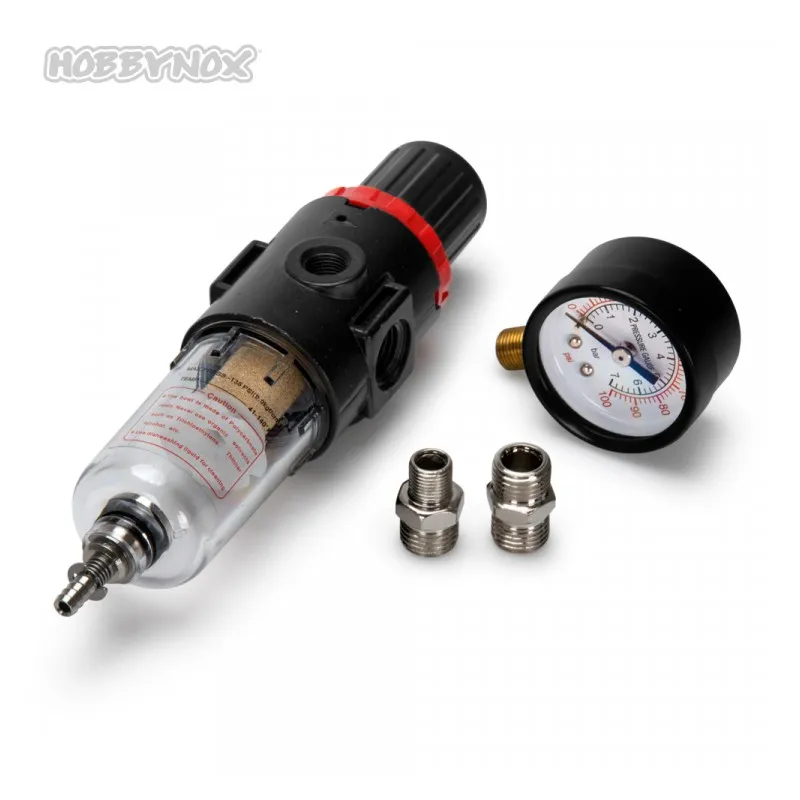 Luftregulator med Manometer och Luftfilter G1/8 & G1/4