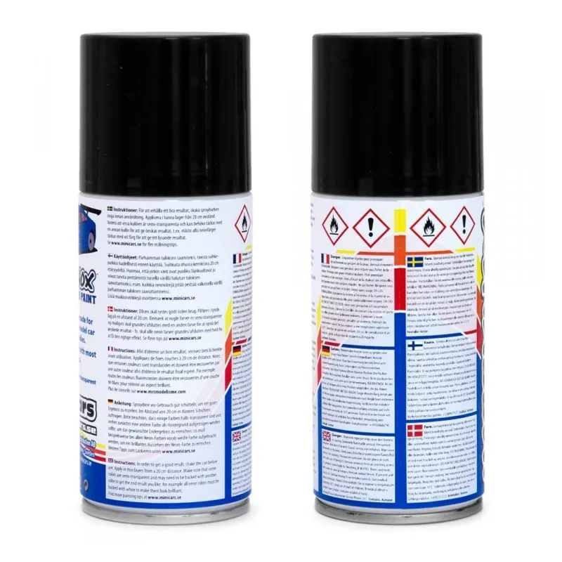 Vit R/C Racing Car Spray Färg 150 ml - 7