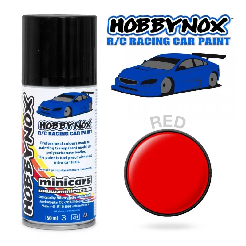 Röd R/C Racing Car Spray Färg 150 ml