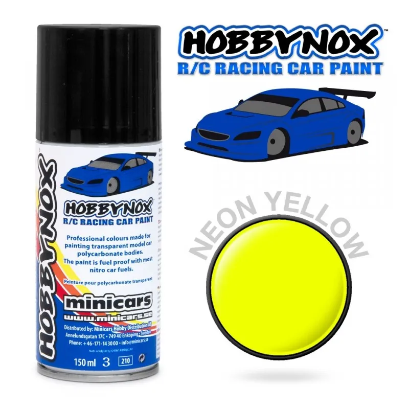 Neon Gul R/C Racing Car Spray Färg 150 ml