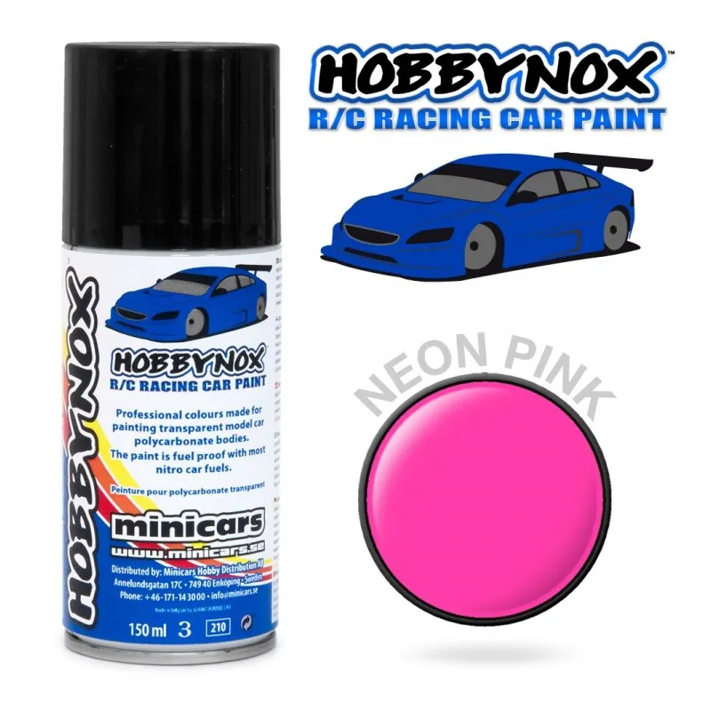 Neon Rosa R/C Racing Car Spray Färg 150 ml