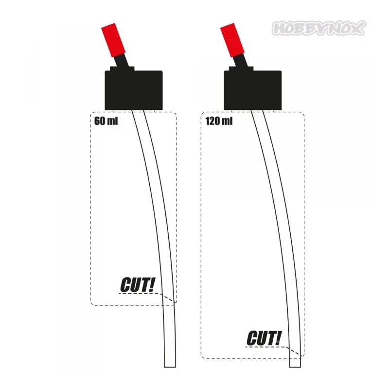 Airbrush Flask Adapter för 60ml/120ml (1) - 5