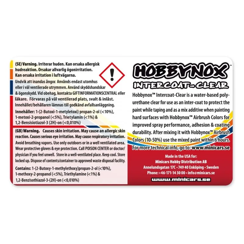 Airbrush Color 2-i-1 Täcklack 60ml