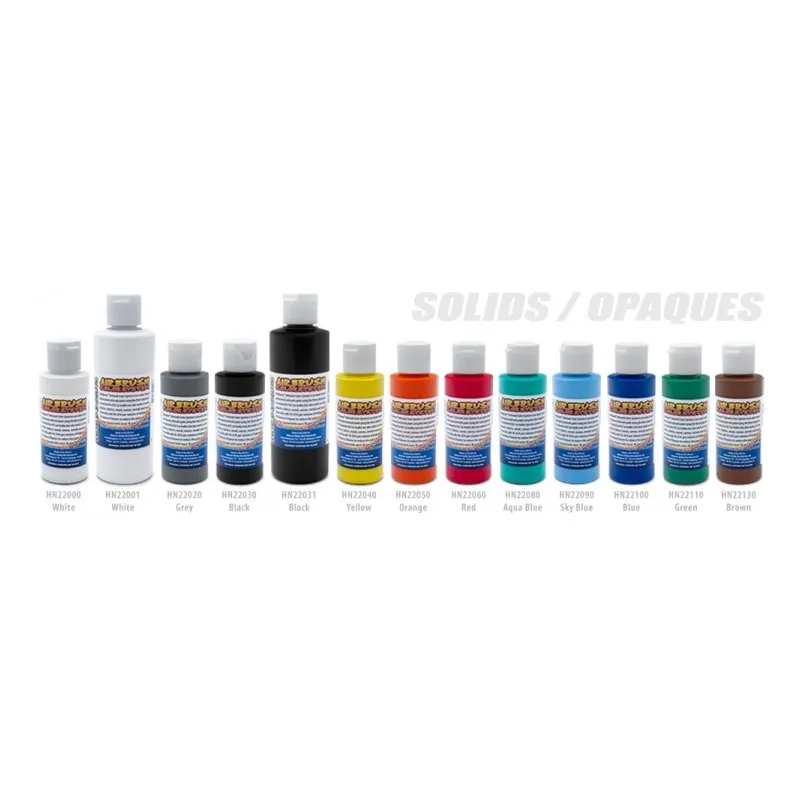 Airbrush Color Solid Gul 60ml - 3