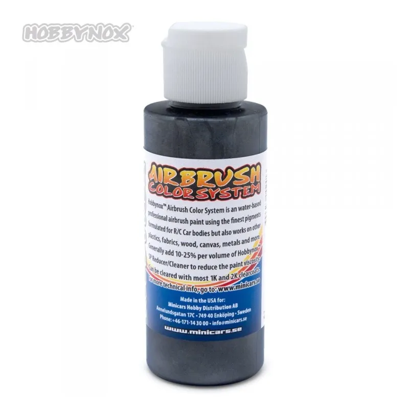 Airbrush Color Pearl Charcoal Grå 60ml - 2