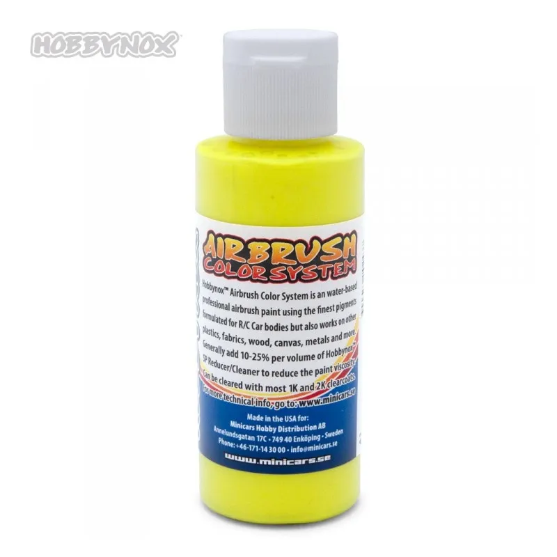 Airbrush Color Neon Gul 60ml