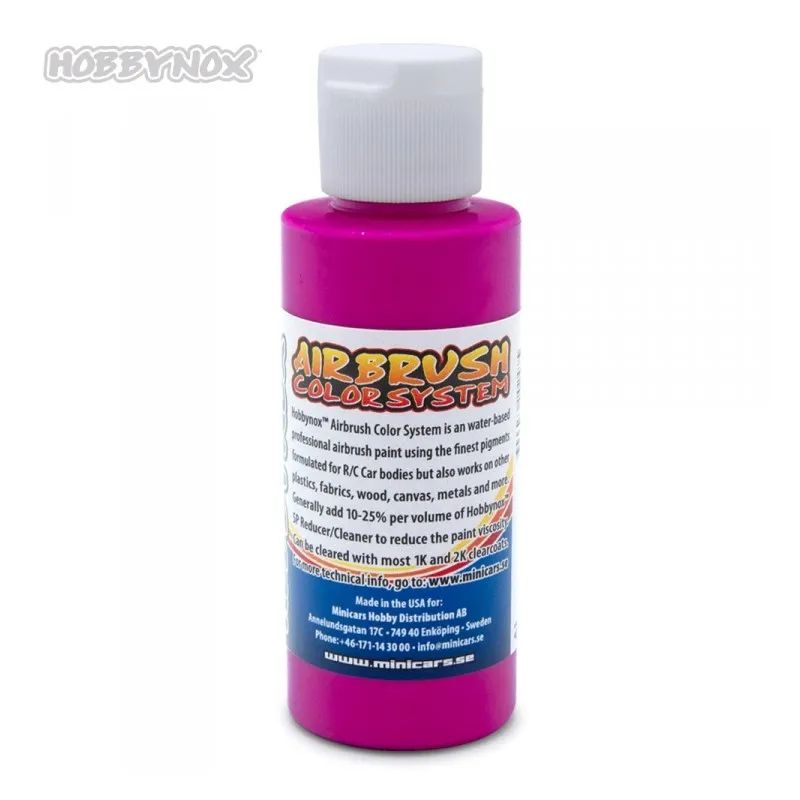 Airbrush Color Neon Razberry Röd 60ml