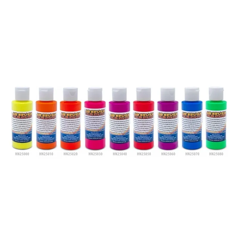 Airbrush Color Neon Grön 60ml - 4