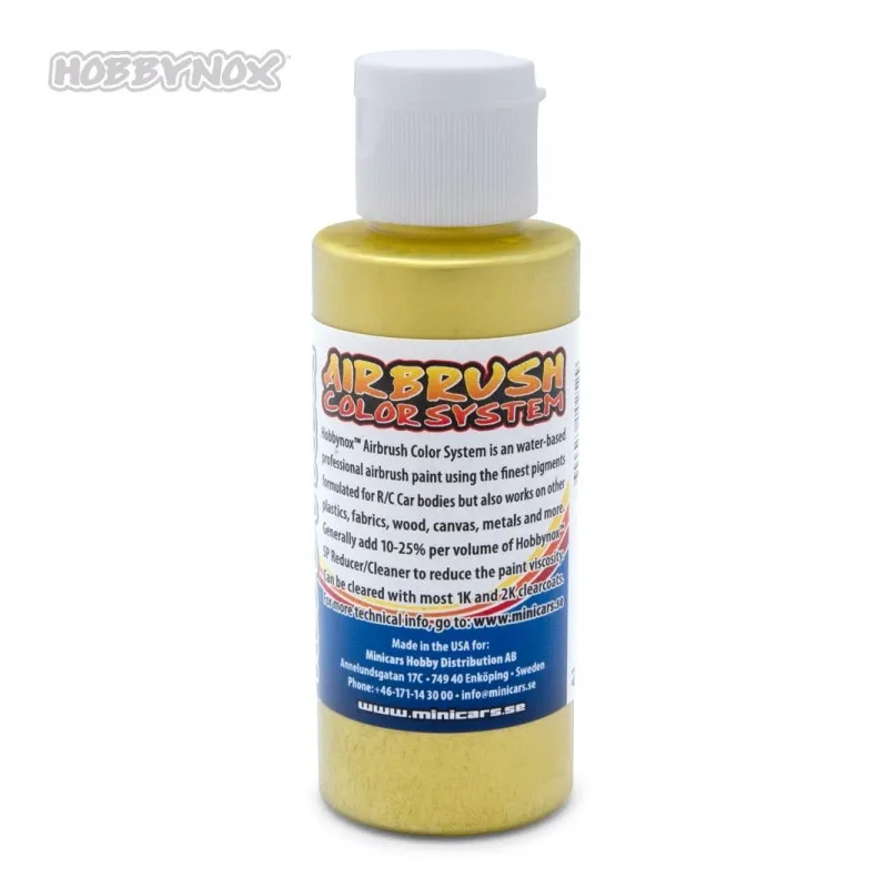 Airbrush Color Iridescent Gul 60ml