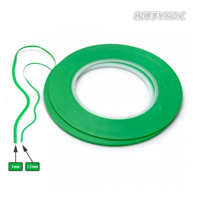 Fineline Maskeringstejp Grön Soft 3mmx55m - 5